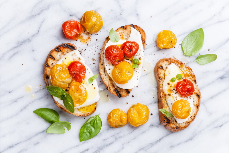 ready-to-eat, vegetable, Bread, fruit, tomato, no people, cherry tomato, Cheese, vegetarian food, healthy eating, indoors, Tomatoes, freshness, Scrambled eggs