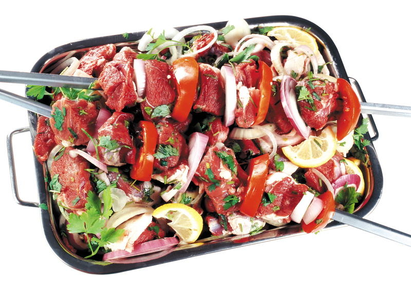 pepper - Vegetable, fruit, lunch, close-up, slice, 4K, ready-to-eat, lettuce, herbs, vegetable, serving size, beef, tray, high angle view, onion, snack