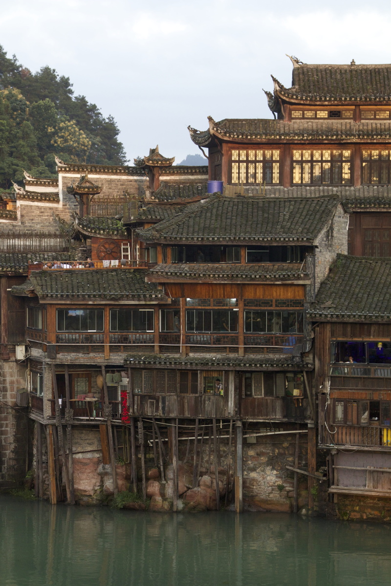 Western, tree, Hunan, residential district, architecture, nature, travel, building, day, outdoors, travel destinations, in western hunan, built structure