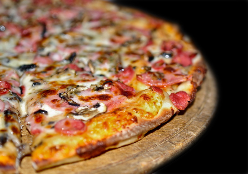pizza, blurred, closeup, food, 4K