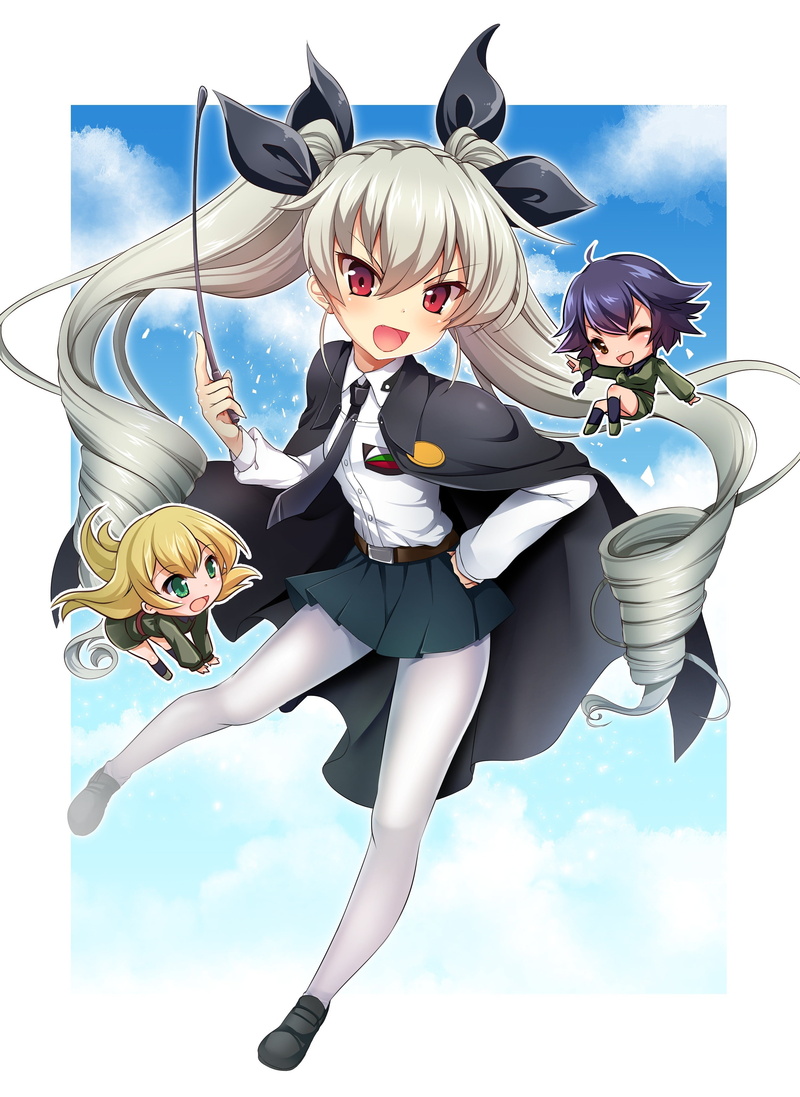 long hair, digital composite, females, young women, young adult, shoe, blonde, day, cloud - sky, anime, adult, 2K, sky, skirt, outdoors, full length, hair