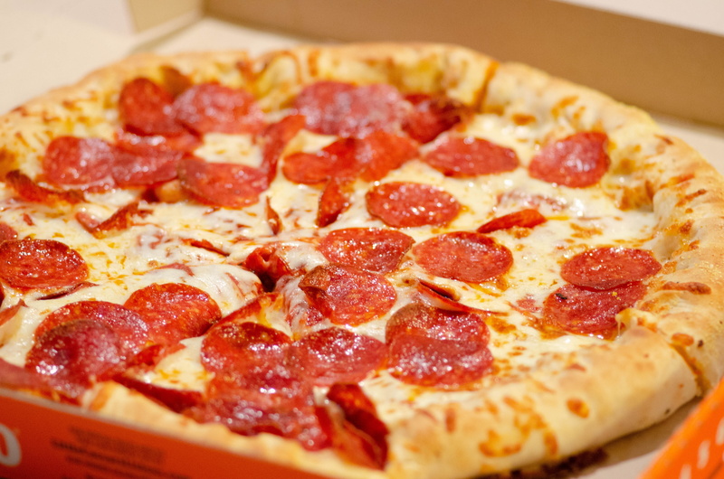 take out food, unhealthy eating, freshness, pepperoni pizza, no people, cheese, fast food, table, temptation, pepperoni, food, hungry, indoors, close-up