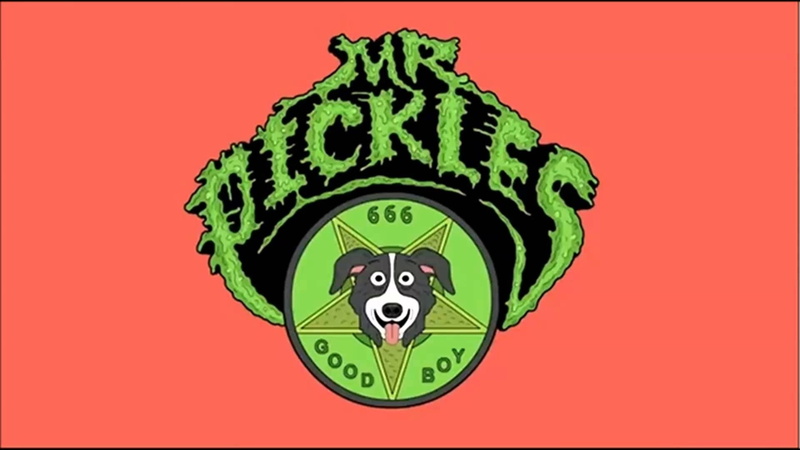 Mr. Pickles, colored background, red, 1080P, pickles, human face, studio shot, green color, mr, representation, creativity, red background