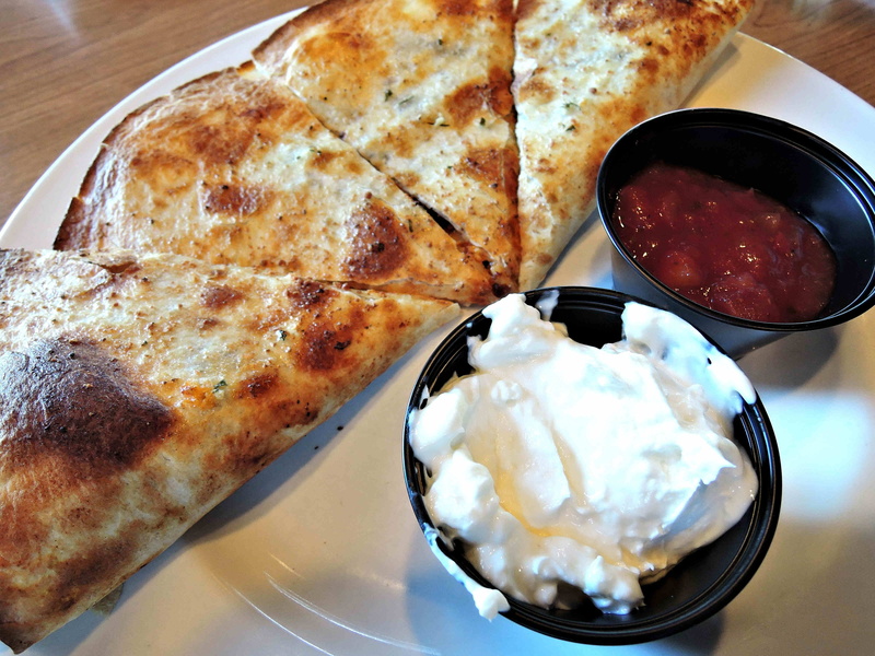 sweet food, plate, food and drink, slice, Chicken, sauce, cheese, snack, spoon, day, Quesadilla, close-up, indulgence, 4K, ready-to-eat, table, no people