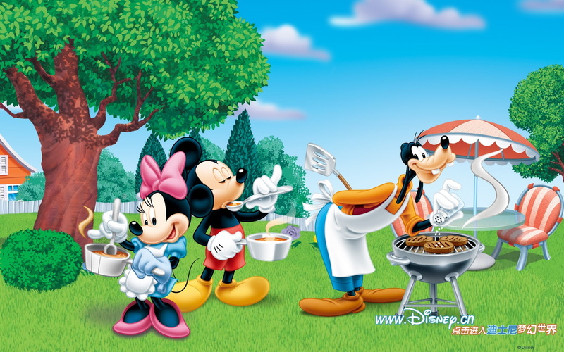 Happy, 720P, BBQ, Disney