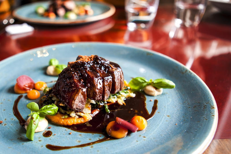 exquisite, close-up, food and drink, no people, wobble, roast, beef, dinner, wellbeing, freshness, table, french cuisine, library, household equipment