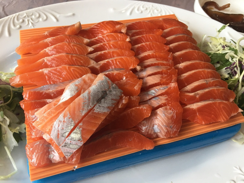wellbeing, Trout, freshness, food and drink, healthy eating, Salmon, ready-to-eat, seafood, asian food, food, no people, crockery, salmon - seafood, 1080P