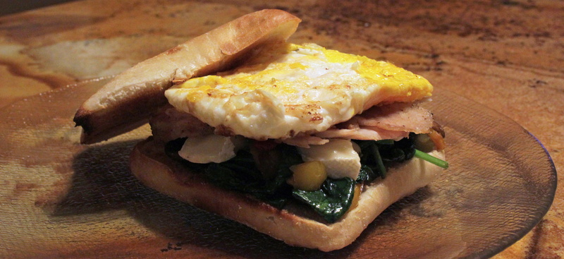 brunch, healthy, indoors, freshness, ready-to-eat, square, diet, lunch, wellbeing, serving size, meal, focus on foreground, garnish, green, Mushroom, Egg