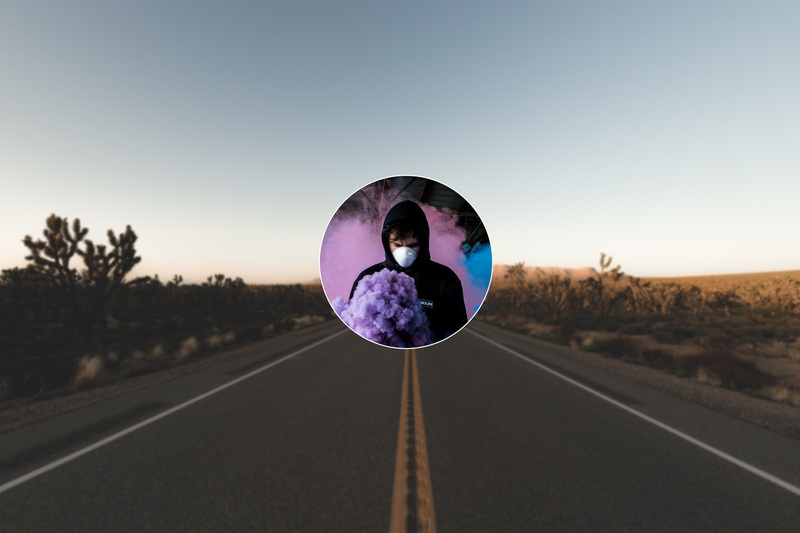 outdoors, environment, lifestyles, photography, direction, clear sky, 4K, road, one person, focused, the way forward, photo manipulation, tree, hoods