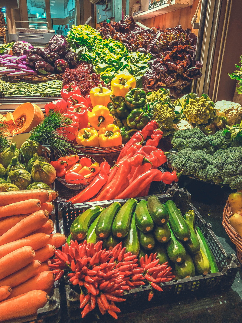 vegetable, freshness, 4K, retail, veggie, root vegetable, market, carrot, abundance, pepper, healthy eating, variety, augsburg, peppers, veggies, variation