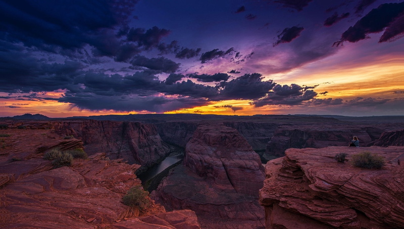 rock formation, romantic sky, Grand Canyon, solid, Secluded, rock, beauty in nature, Canyons, rock - object, no people, semi-arid, eroded, scenics - nature