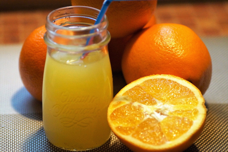 jar, cross section, fruity, drinking glass, refreshment, orange juice, breakfast, fetus, antioxidant, fruit, container, freshly squeezed, orange - fruit