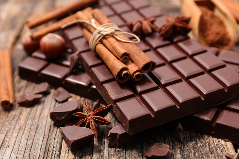 Chocolate, Food, Still Life, Cinnamon, Star Anise, Sweets, 8K