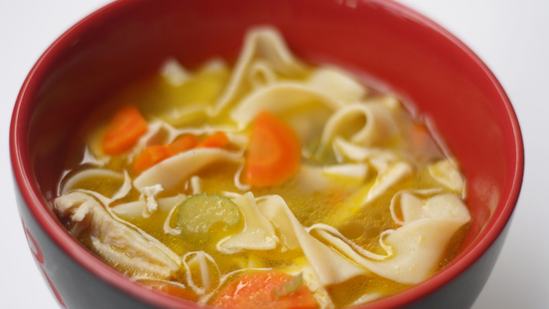 Food, Chicken Soup, 4K