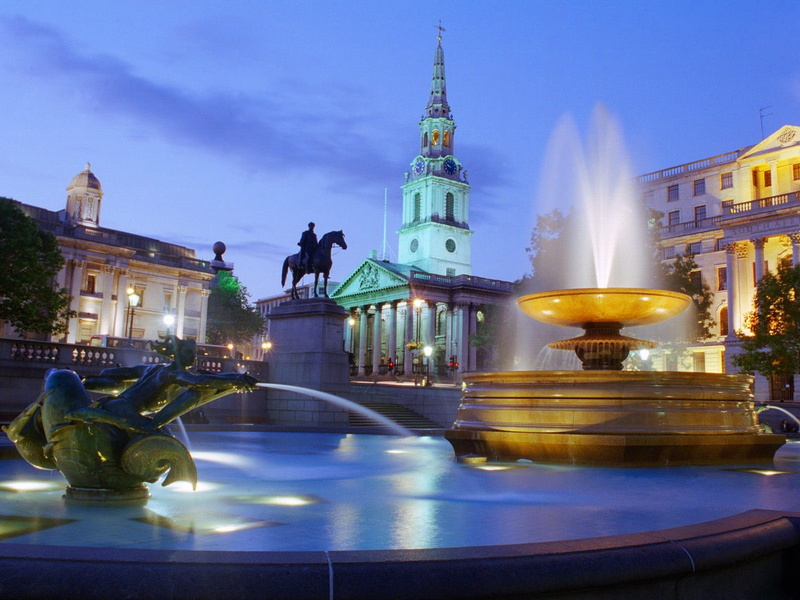UK, fountain, England, London, 720P