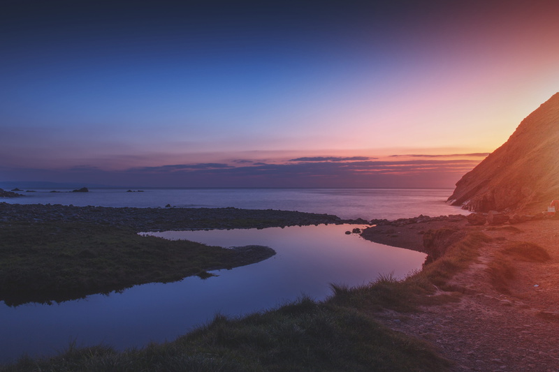 scenics, taken, morning, idyllic, tranquil Scene, cloud - sky, Cornwall, Sunset, shot, sunlight, mountain, land, sky, 4K, Beach, beauty In Nature, landscape