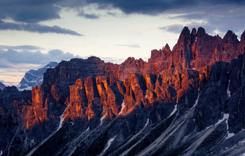 extreme Terrain, rock, landscape, dolomites, mountain Range, idyllic, summer, eroded, physical geography, cloud - sky, non-urban scene, ranges, mountain pass