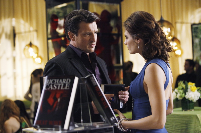 series, Stana Katic, katic, art, stana, x, fillion, Nathan Fillion, 2K, tv, castle, nathan, hd, entertainment
