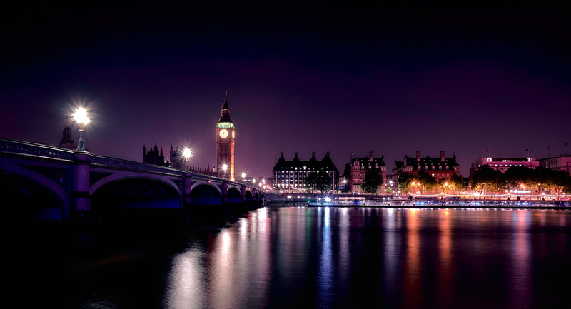 illuminated, tower, urban Skyline, big Ben, reflection, bridge - Man Made Structure, uK, night, light, london - England, artwork, outdoors, travel Locations