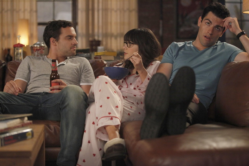 Jake Johnson, Max Greenfield, Zooey Deschanel, Jessica Day, Nick Miller, TV Show, 1080P, New Girl, Schmidt (New Girl)