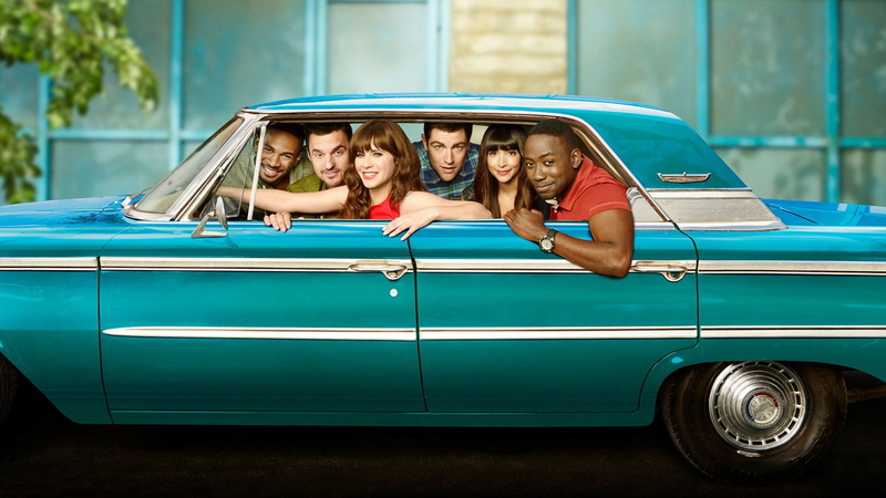 Schmidt (New Girl), Nick Miller, Cece Parekh, Winston Bishop, Jessica Day, Zooey Deschanel, Lamorne Morris, TV Show, Hannah Simone, Max Greenfield, Damon Wayans Jr.