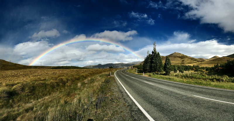 transportation, daytime, beauty in nature, beautiful landscape, cloud - sky, non-urban scene, roadway, cloudy, land, no people, blue sky, sky, photo, marking