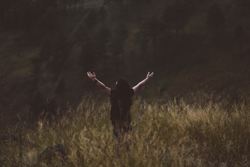 leisure activity, night, man, arms Outstretched, black, one Person, praying, joy, raising, success, real people, people, men, full length, land, beauty In Nature