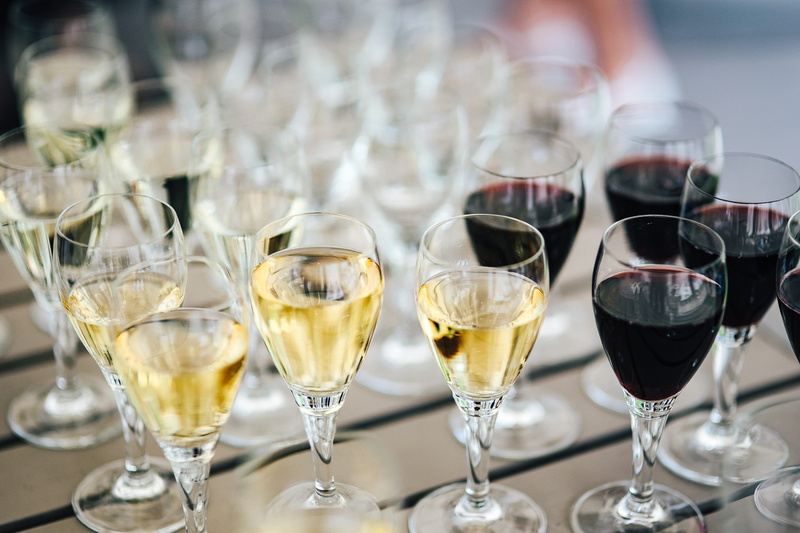refreshment, food And Drink, champagne, table, restaurant, glass, 4K, wine, event, champagne flute, wineglass, celebration, orange juice, food, banquet