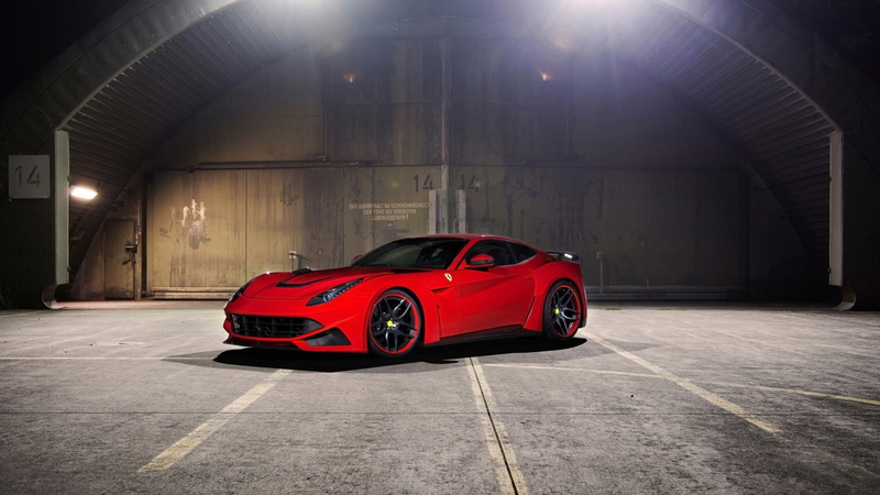 illuminated, mode of transportation, sign, red cars, motor vehicle, red, shiny, transportation, day, Ferrari, land vehicle, architecture, concrete, vehicle