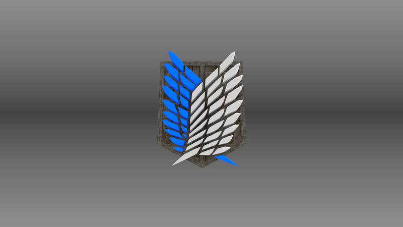Attack On Titan, Scouting Legion, Anime, 1080P, Wings Of dom