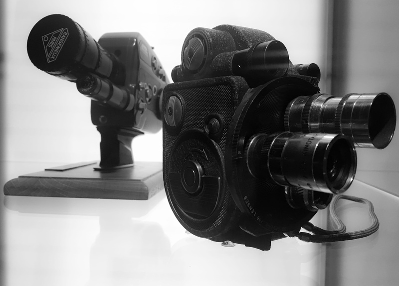 minoltum, surveillance, black, 86 quai perrache, photography themes, equipment, minolta, table, confluencemuseum, no people, technology, video camera, machine