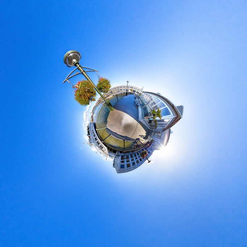 distorted image, little, day, low angle view, world, cityscape, photography, tall - high, business, planet earth, usa, outdoors, no people, america, little planet
