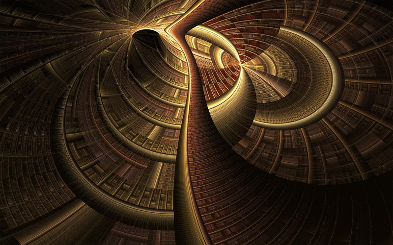 1080P, building, abstract, motion, Rotation, office building exterior, digital composite, road, city, high angle view, distorted image, building exterior