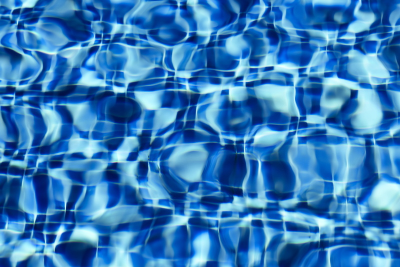 water, pool, reflection, shape, swimming pool, distorted image, outdoors, rippled, high angle view, design, backgrounds, 5K, day, pattern, transparent