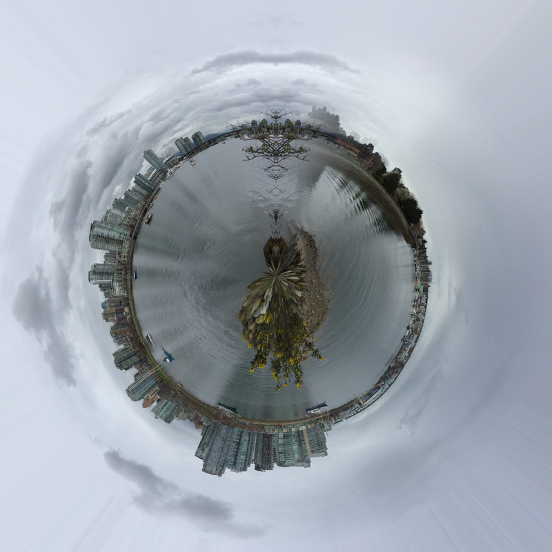 architecture, little, fish-eye lens, nature, canada, circle, water, landscape, photography, outdoors, city, small, tree, building exterior, reflection