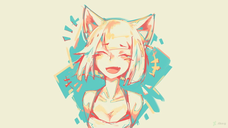 one person, original characters, art and craft, design, women, creativity, 1080P, body part, representation, multi colored, human face, pattern, nekomimi