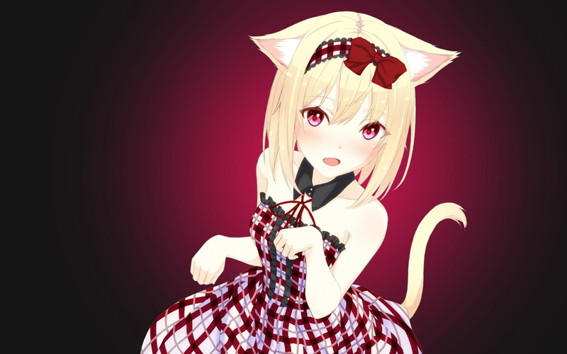 nekomimi, anime, 1080P, anime girls, cat girl