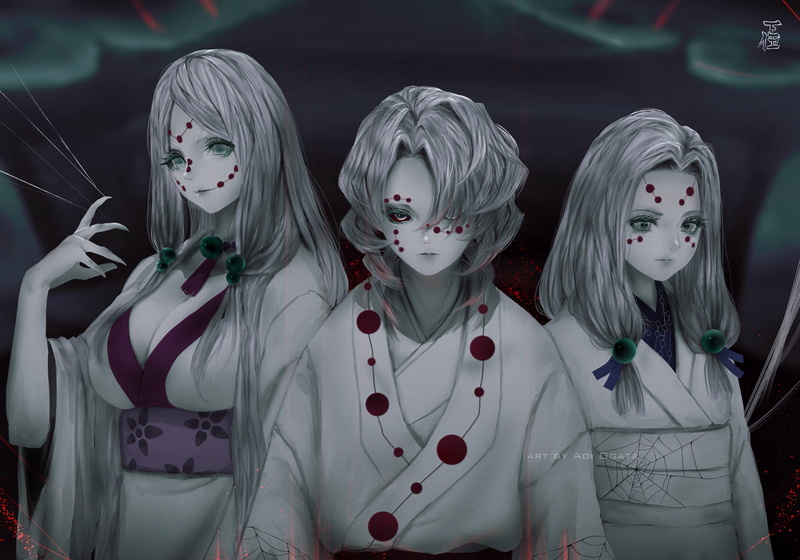 anime, anime girls, fan art, Kimetsu no Yaiba, 1080P, Aoi Ogata