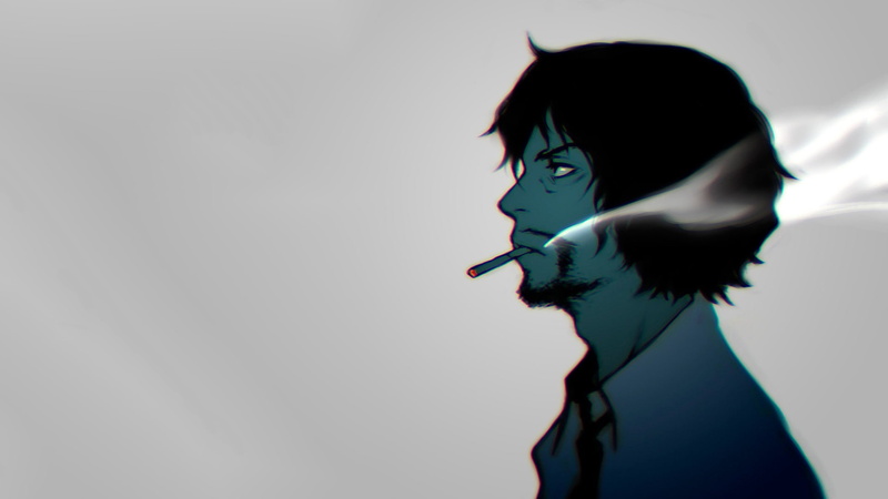Zankyou no Terror, Shibazaki, 1080P, smoking