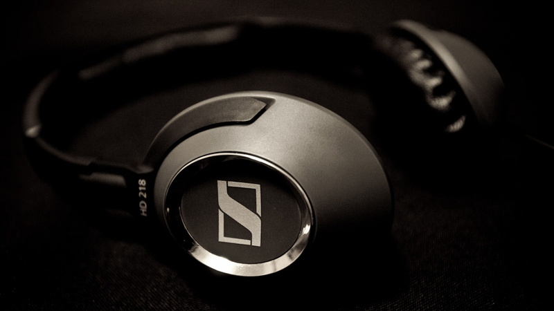 music, bw, sennheiser, macro, headphones, hd, 1080P