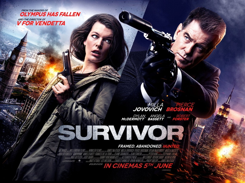 illuminated, sign, Survivor, waist up, crime, Pierce Brosnan, black color, people, men, flame, communication, young adult, fire, 1080P, males, motion