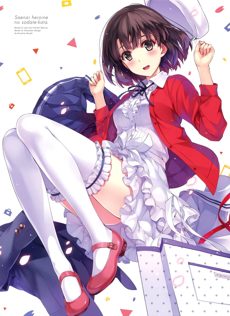 heroine, saenai heroine no sodatekata, saenai, sodatekata, katou, katou megumi, 1080P, megumi, anime, highs, anime girls, girls, thigh-highs, thigh