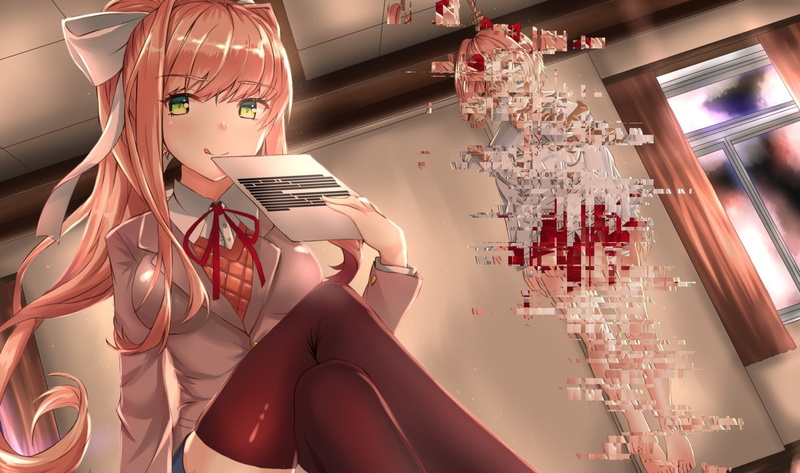 Video Game, Sayori (Doki Doki Literature Club!), Monika (Doki Doki Literature Club!), 1080P, Doki Doki Literature Club!