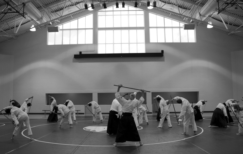 adult, learning, waiting, indoors, martial arts, ceiling, men, self-defense, teenager, clothing, senseis, crowd, aikido, togetherness, leisure activity