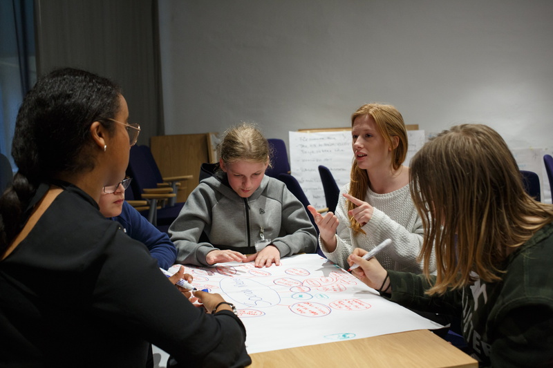 producitivity, young women, child, audience, real people, person, people, school, workshop, meeting, gothenburg, room, speech, productive, women, classroom