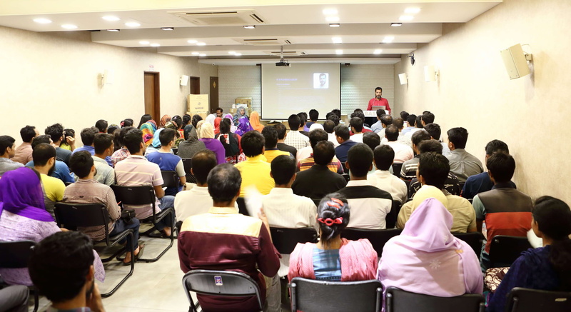 crowd, graphics design training, group of people, adult, sitting, women, real people, asia, communication, technology, architecture, seminar, presentation