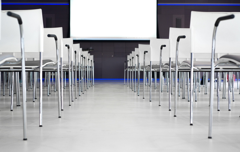 modern, interior, stainless, furniture, seat, corporate, room, table, large group of objects, board, absence, day, flooring, copy space, meeting room, metal
