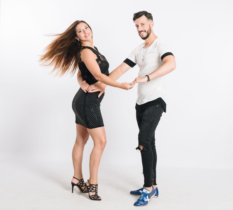 ballroom dancing, positive emotion, togetherness, heterosexual couple, couple - relationship, dancing, white, young adult, young couple, 2K, room, full length