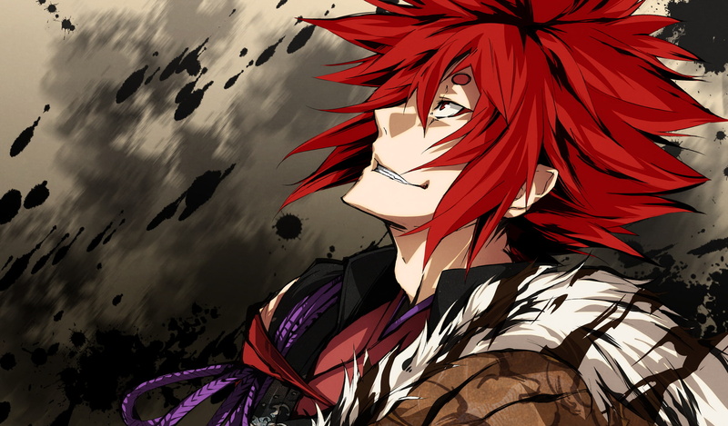 game, habaki, yuusuke, kagura, hair, kajiri, sakagami, 1080P, red, kamui, male