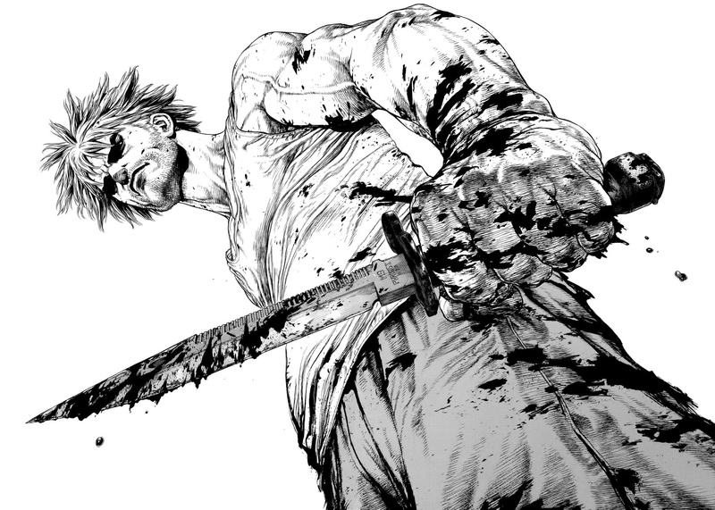 monochrome, Origin, manga, knife, 1080P, Boichi